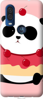 

Чехол Панда с пончиком для Motorola One Vision 778647
