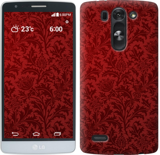 

Чохол Чохол цвета бордо для LG G3s D724 649943