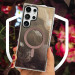 Чехол TPU Shiny Mountain (MagFit) для Samsung Galaxy S24 Ultra (Chocolate) в магазине vchehle.ua
