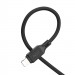 Дата кабель Hoco X90 Cool silicone Type-C to Lightning 20W (1m) (Black) в магазині vchehle.ua