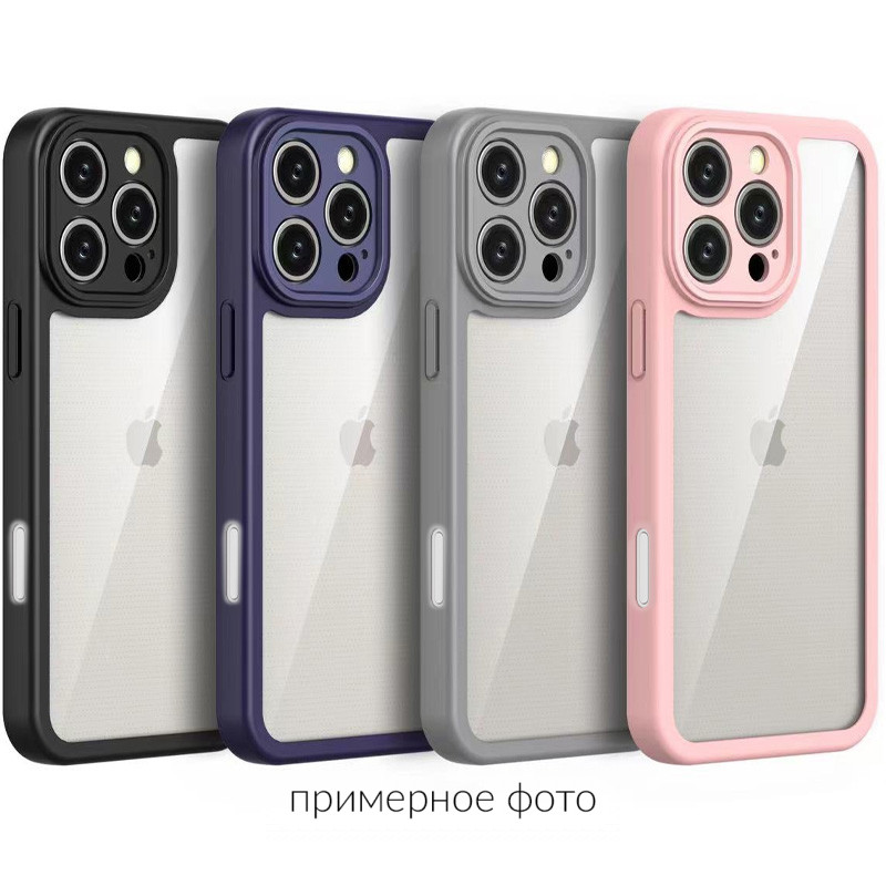 TPU чохол Transparent + Colour 1,5mm на Apple iPhone 16 (6.1")