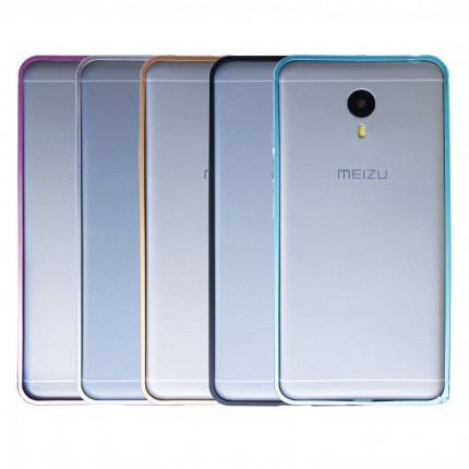 Металлический округлый бампер на пряжке для Meizu M3 Note