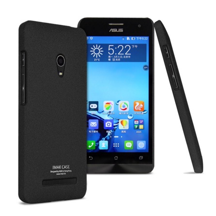 Пластиковая накладка IMAK Cowboy series для Asus Zenfone 5 (A501CG) (+ пленка) (Черный)