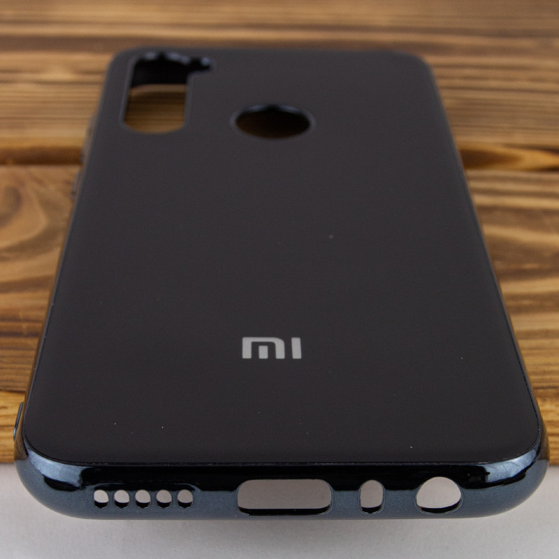 Фото TPU чехол Matte LOGO для Xiaomi Redmi Note 8 / Note 8 2021 (Черный / Black) в магазине vchehle.ua