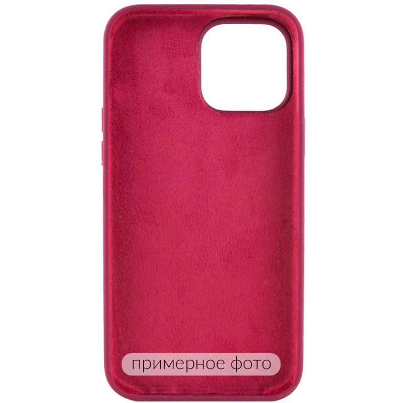 Фото Чохол Silicone Case Full Protective (AA) NO LOGO на Apple iPhone 16 Pro Max (6.9") (Бордовий / Maroon) в маназині vchehle.ua