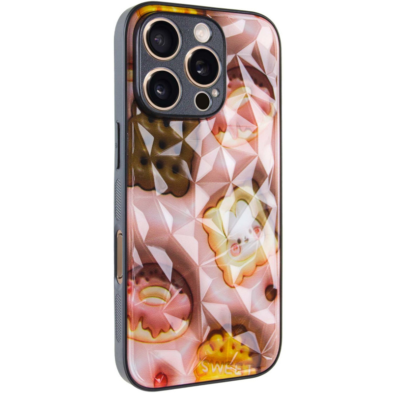 TPU+PC чохол Prisma Fluffie на Apple iPhone 16 Pro (6.3") (Sweet)