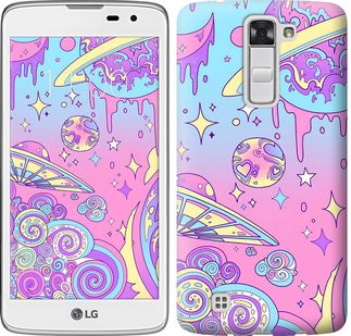 

Чохол Рожева галактика на LG K8 K350E 633427