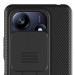 Купить Карбоновая накладка Nillkin Camshield (шторка на камеру) для Xiaomi Redmi Note 14 5G (Черный / Black) на vchehle.ua