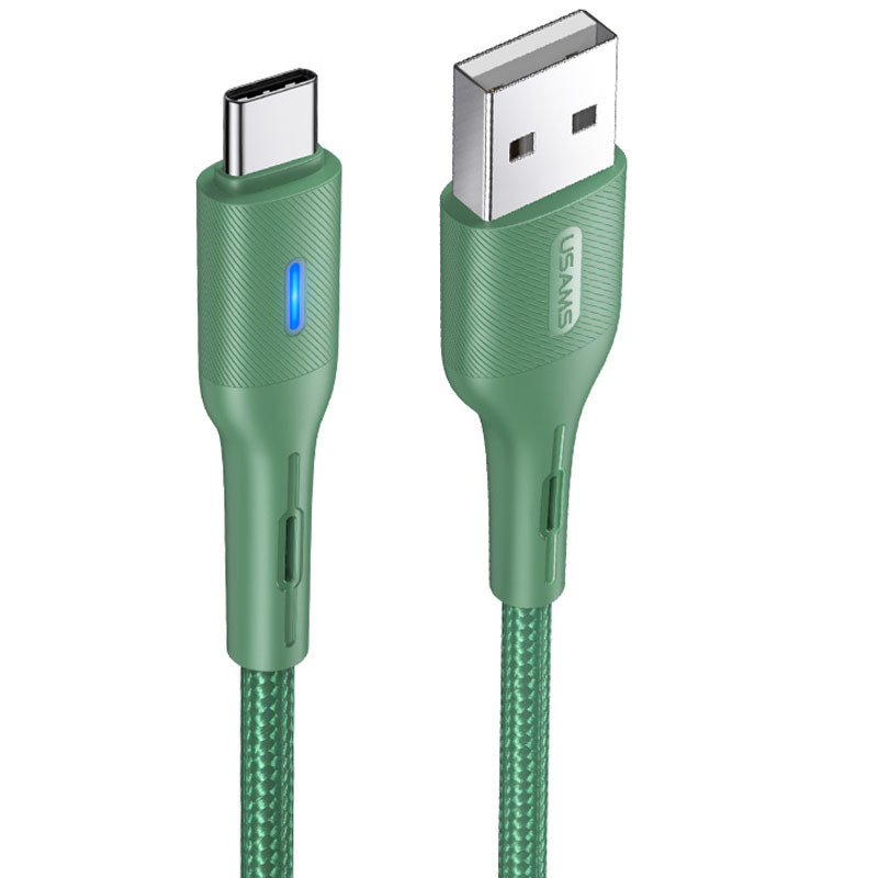 

Дата кабель USAMS US-SJ460 U-Bob Series USB to Type-C Smart Power-off Cable (1.2m) (Зелений) 1066693
