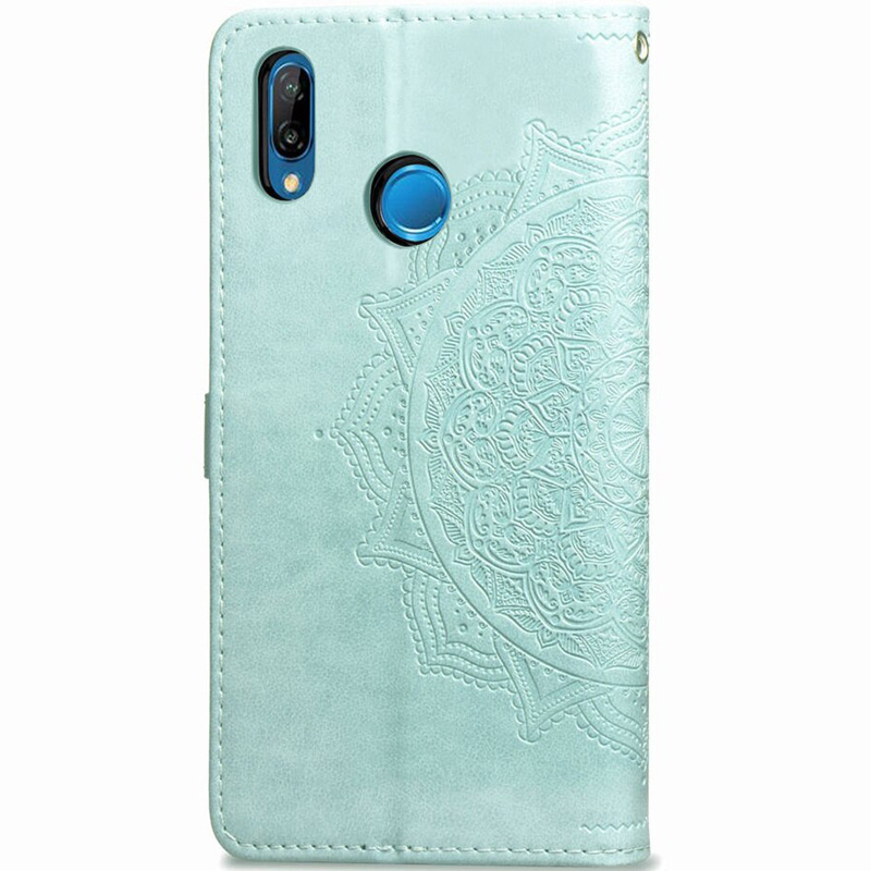 Фото Шкіряний чохол (книжка) Art Case з візитницею на Huawei P Smart+ (nova 3i) (Бірюзовий) на vchehle.ua