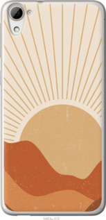 

Чехол Горы и солнце для HTC Desire 826 dual sim 1435197