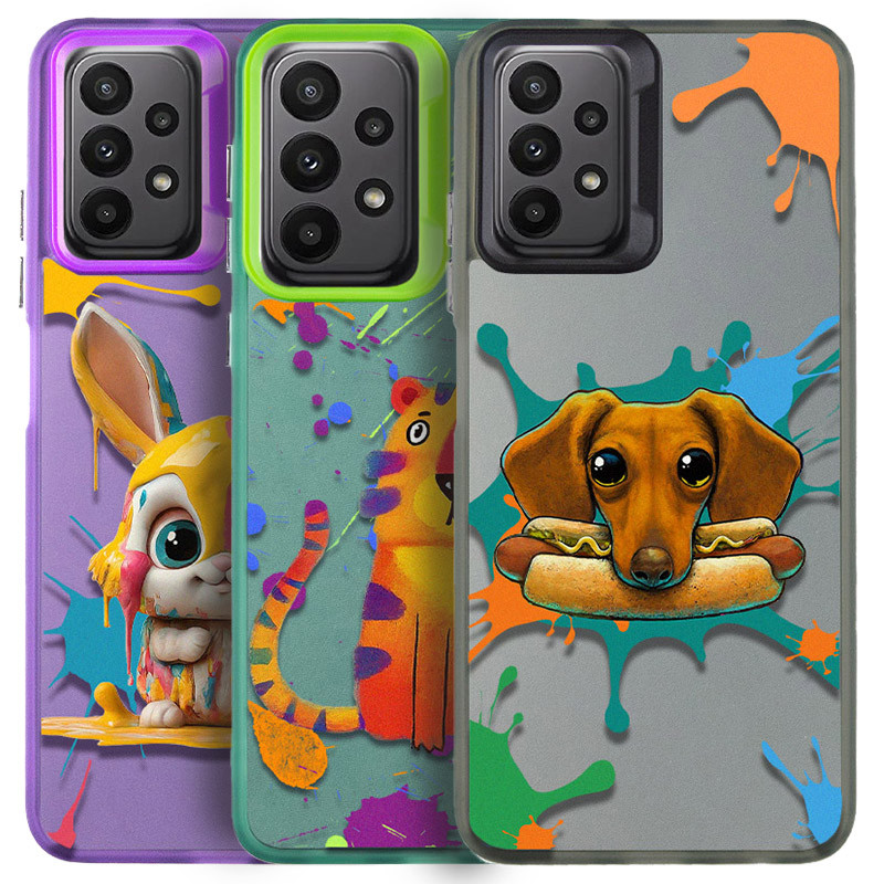 TPU+PC чохол TakiTaki Graffiti magic glow на Samsung Galaxy A13 4G