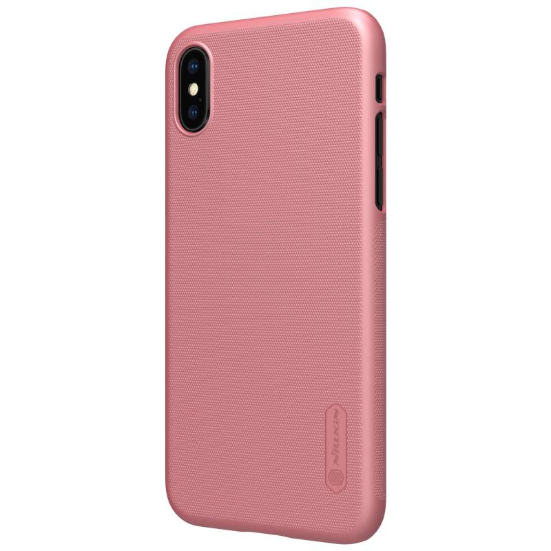 Чехол Nillkin Matte для Apple iPhone X (5.8") / XS (5.8") (Розовый / Rose Gold) в магазине vchehle.ua
