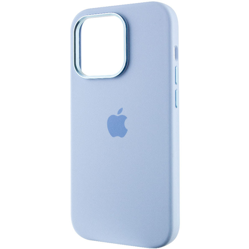 Фото Чехол Silicone Case Metal Buttons (AA) для Apple iPhone 13 Pro (6.1") (Голубой / Blue Fog) в магазине vchehle.ua