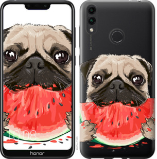 

Чехол Мопс и арбуз для Huawei Honor 8C 843846