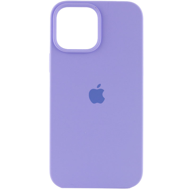 Чохол Silicone Case Full Protective (AA) на Apple iPhone 14 Pro (6.1") (Бузковий / Dasheen)