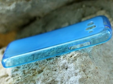 Фото TPU чехол для Samsung i8580 Galaxy Core Advance (Голубой (Soft-touch)) на vchehle.ua