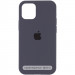 Чехол Silicone Case Full Protective (AA) для Apple iPhone 16 Pro Max (6.9") (Серый / Dark Gray)