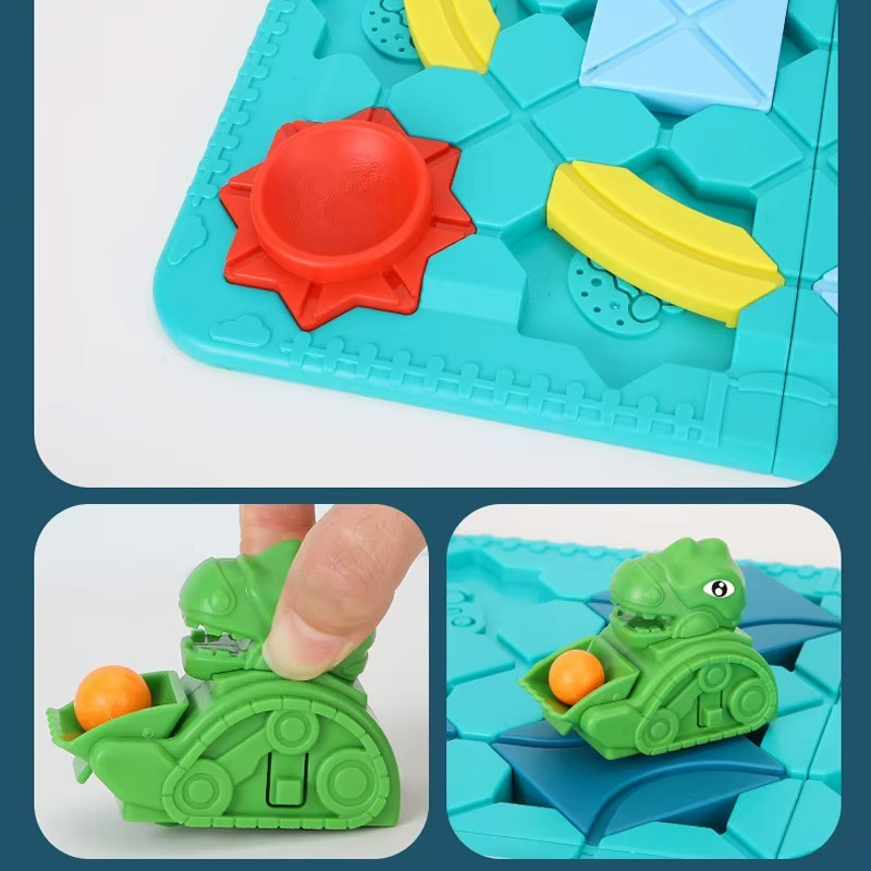 Настольная интерактивная игра Ummi BS779 Logical Road Builder (Mini) (Green) в магазине vchehle.ua