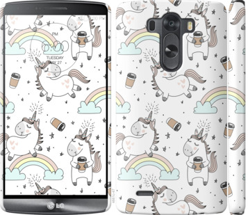 

Чохол Єдиноріг і кава для LG D856 Dual G3 840828