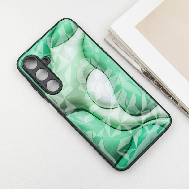 Фото TPU+PC чехол Prisma BubbleGum для Samsung Galaxy A26 5G (3D Green) в магазине vchehle.ua