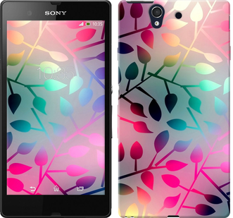 

Чехол Листья для Sony Xperia Z C6602 626289