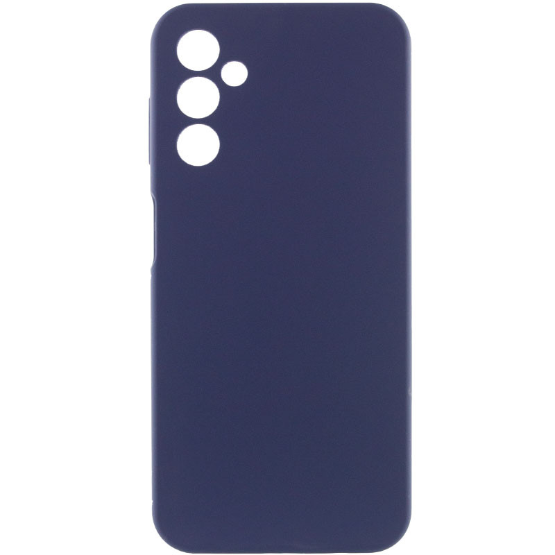 Чехол Silicone Cover Lakshmi Full Camera (AAA) для Samsung Galaxy M35 5G (Темно-синий / Midnight blue)