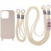 Чохол TPU two straps California на Apple iPhone 13 Pro Max (6.7") (Бежевий / Antigue White)