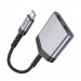 Фото Переходник Hoco LS40 Type-C to dual Type-C (Metal gray) в магазине vchehle.ua