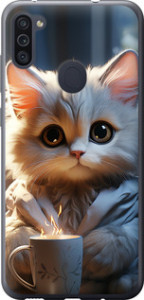 Чехол White cat для Samsung Galaxy M11 M115F