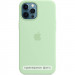 Чехол Silicone Case Full Protective (AA) для Apple iPhone 16 Pro (6.3") (Зеленый / Pistachio)