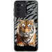 TPU+PC чехол TakiTaki Magic glow для Samsung Galaxy S23+ (Tiger on the ground / Black)