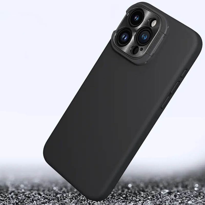 Заказать Чехол Silicone Nillkin LensWing Prop Magnetic для Apple iPhone 16 Pro Max (6.9") (Черный / Black) на vchehle.ua