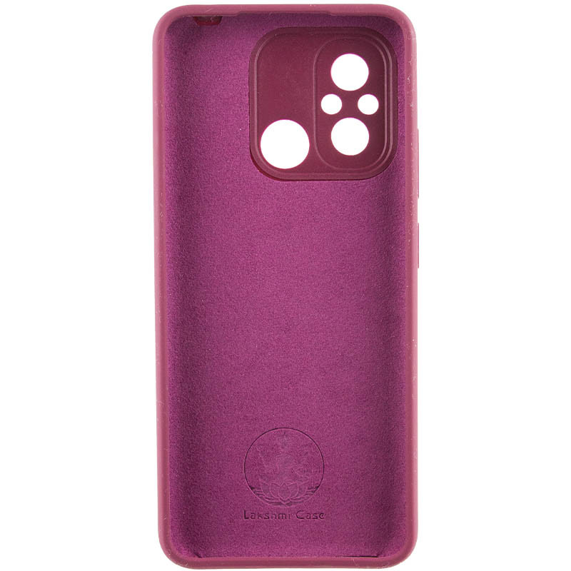 Фото Чехол Silicone Cover Lakshmi Full Camera (AAA) для Xiaomi Redmi 12C (Бордовый / Plum) в магазине vchehle.ua