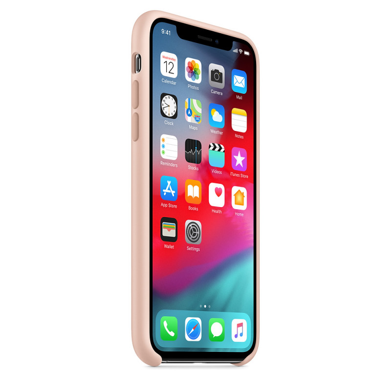 Фото Чехол Silicone Case without Logo (AA) для Apple iPhone XS Max (6.5") (Розовый / Pink Sand) в магазине vchehle.ua