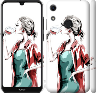 

Чехол Девушка с бокалом для Huawei Honor 8A 841751