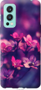 Чехол Пурпурные цветы для OnePlus Nord 2