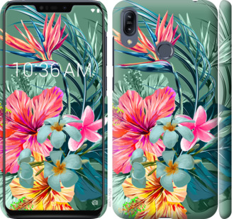 

Чохол Тропічні квіти v1 на Asus Zenfone Max M2 ZB633KL 845355