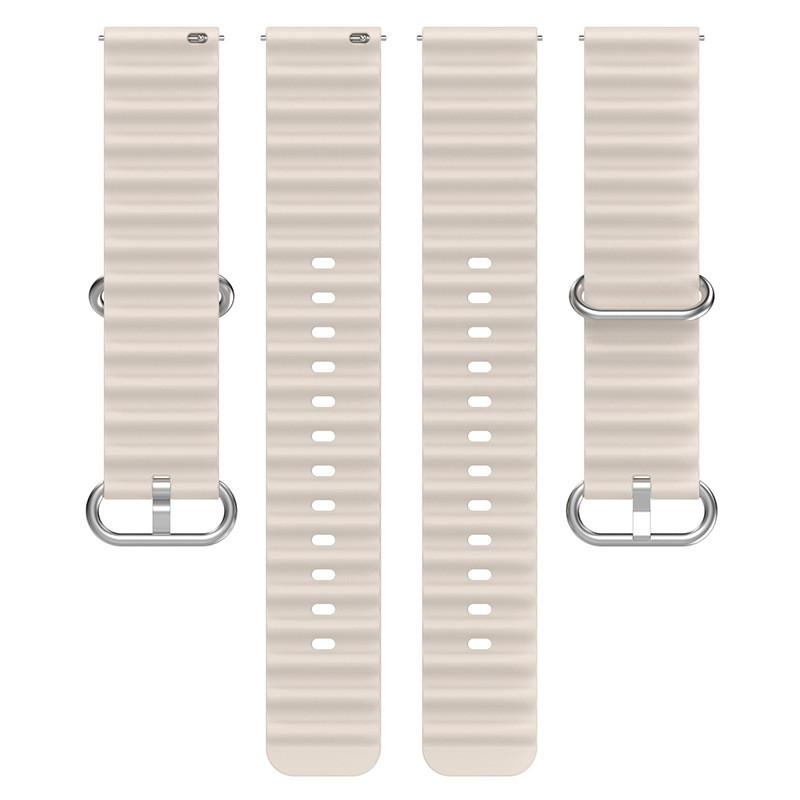 Ремінець Ocean Band для Smart Watch 20mm (Бежевий / Antigue White) в магазині vchehle.ua