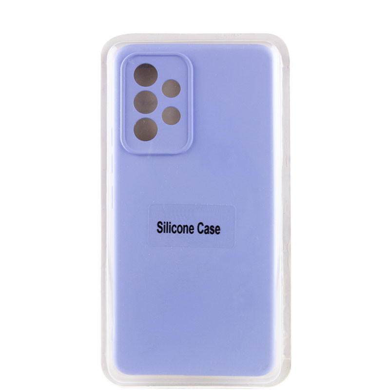 Купить Чехол Silicone Cover Lakshmi Full Camera (AA) для Samsung Galaxy A13 4G (Сиреневый / Dasheen) на vchehle.ua