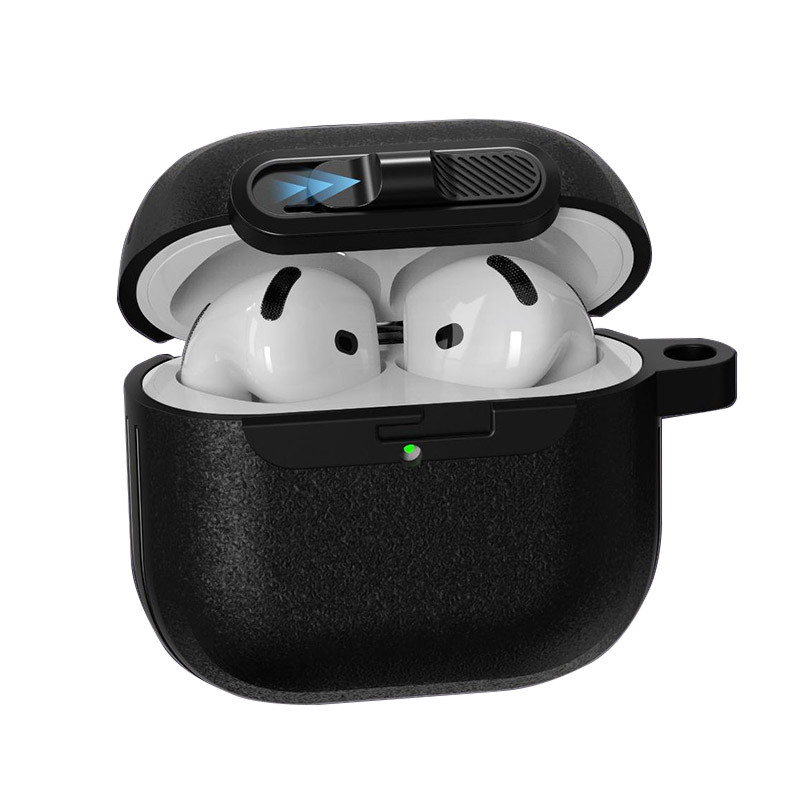 Фото Футляр Frosted для наушников Airpods Pro (Black) на vchehle.ua