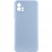 Чохол TPU GETMAN Liquid Silk Full Camera на Motorola Moto G72 (Блакитний / Lilac Blue)