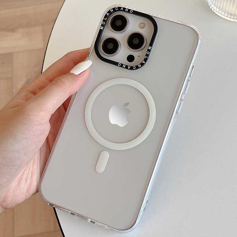 Фото TPU чехол Molan Cano Magnetic Jelly для Apple iPhone 13 Pro (6.1") (White) на vchehle.ua