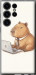 Чохол Funny Capybara CEO Working на Samsung Galaxy S23 Ultra