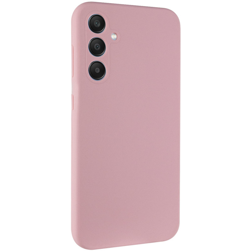 Чехол Silicone Cover Lakshmi Full Camera (AAA) для Samsung Galaxy S24 FE (Розовый / Pink Sand)