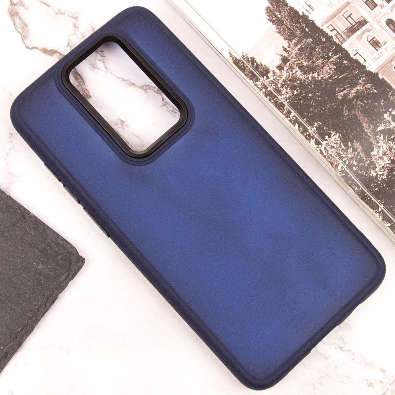 Чехол TPU+PC Lyon Frosted для Xiaomi Redmi Note 8 Pro (Navy Blue) в магазине vchehle.ua