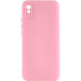 Чохол Silicone Cover Lakshmi Full Camera (AAA) на Xiaomi Redmi 9A (Рожевий / Light pink)