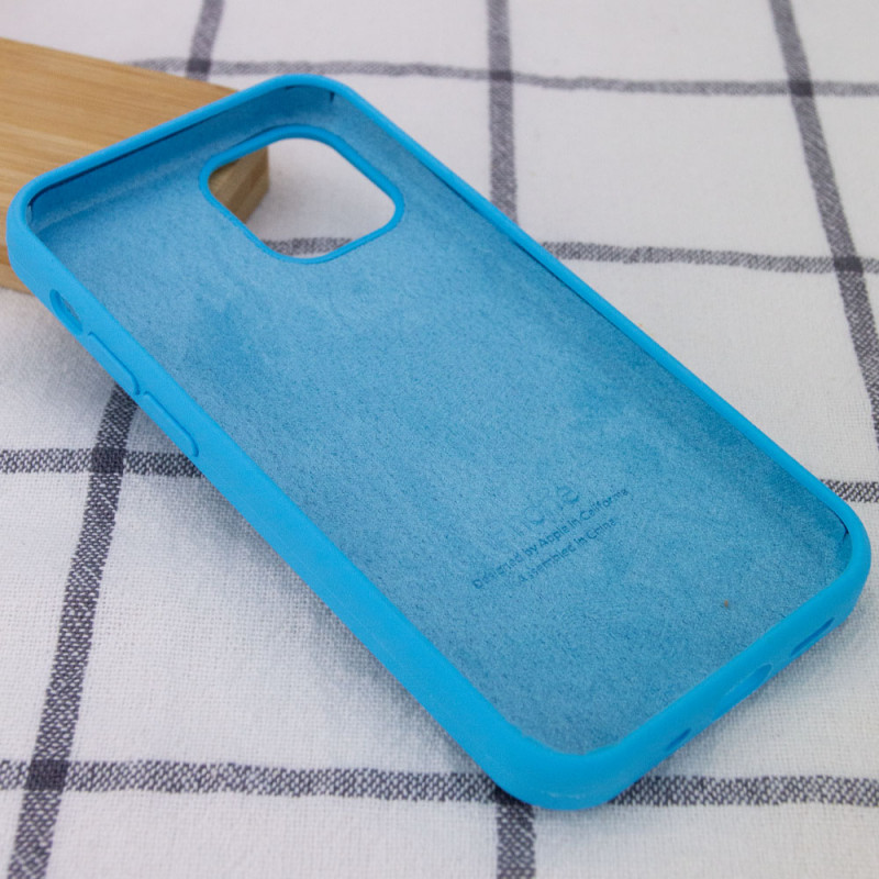 Фото Чехол Silicone Case Full Protective (AA) для Apple iPhone 13 Pro Max (6.7") (Голубой / Blue) в магазине vchehle.ua