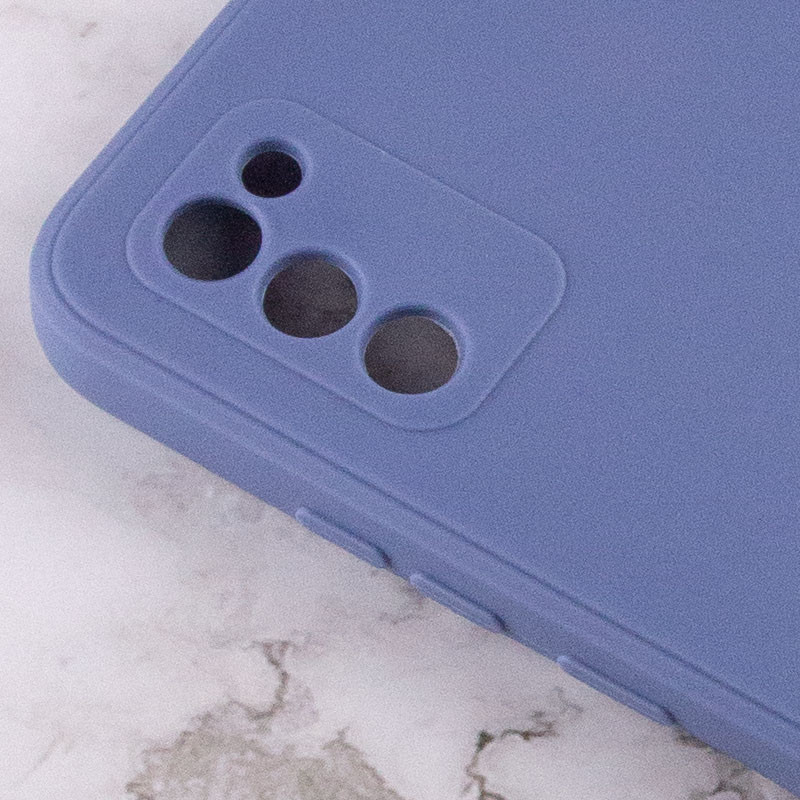 

Силиконовый чехол Candy Full Camera для Samsung Galaxy A02s (Голубой / Mist blue) 1163814