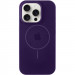 Чохол Silicone Case Full Protective (AA) with Magnetic Safe на Apple iPhone 15 Pro (6.1") (Фіолетовий / Amethyst)